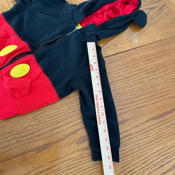 Disney Mickey Mouse Hoodie With Ears Boys Sz 4 Gently used - Picture 7 of 10